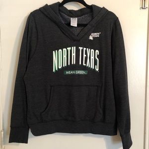 University of North Texas V-Neck Sweatshirt Hoodie
